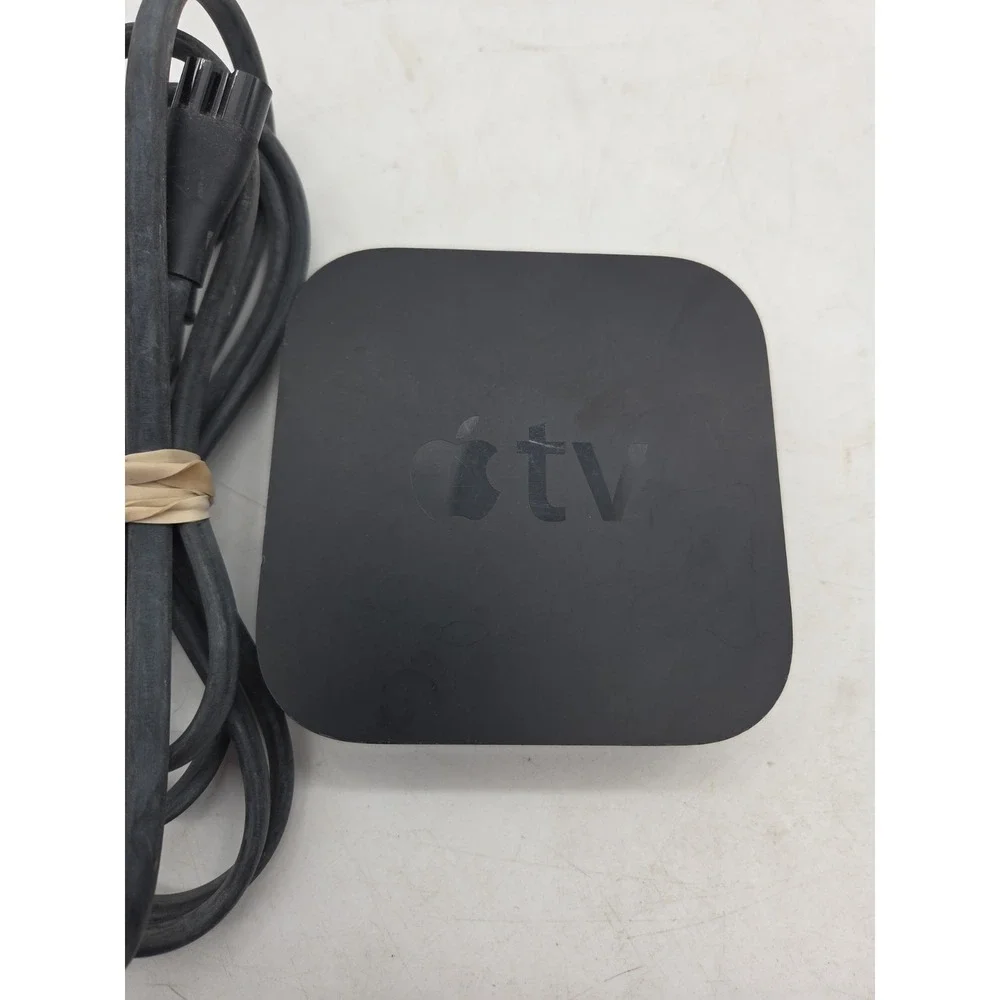 APPLE TV 3rd Gen Model A1469 W/Power Cable, No Remote - TESTED, WORKS!